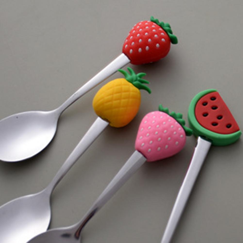 Thee Lepel Schattige Handige Fruit Vormige Mini Cartoon Ijs Scoop Voor Restaurants