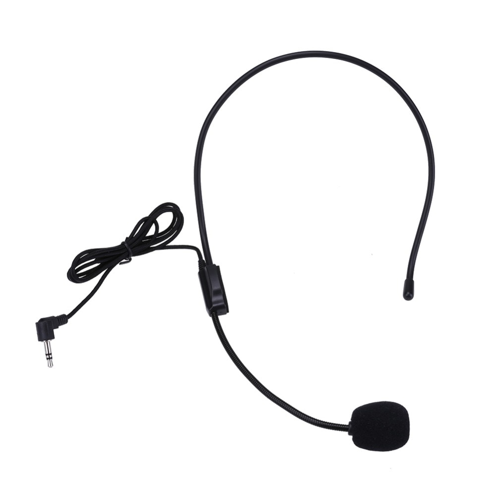 Draagbare Headset Microfoon Wired 3.5mm Jack Condensor Met Mic Voor Luidspreker Voor Tour Guide Onderwijs Lezing Microfoon