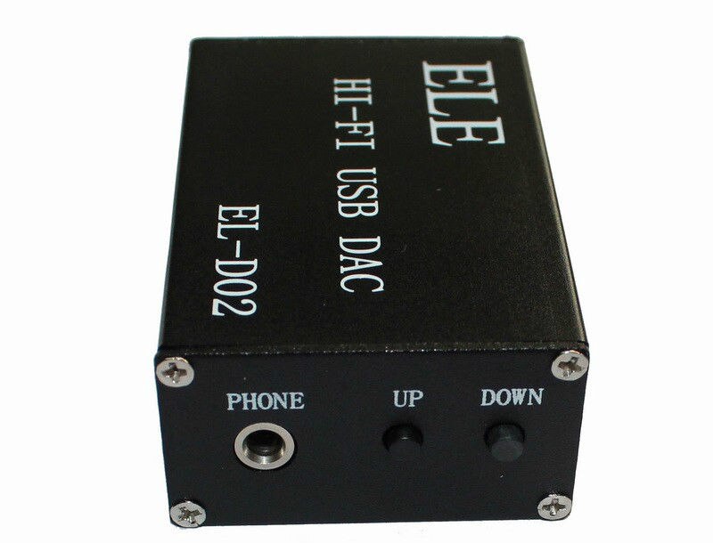 PCM2704 USB DAC TDA1308 Headphone amplifier & Volume Control ELE EL-D02 100dBP