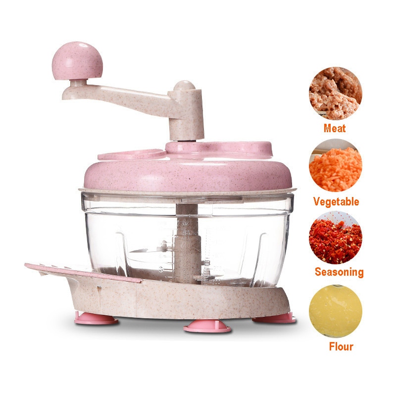 Handmatige Blender Vleesmolen Voedsel Chopper Keuken Multifunctionele Groente Shredder Hand Trekken Keukenmachine Cocina Utensilios