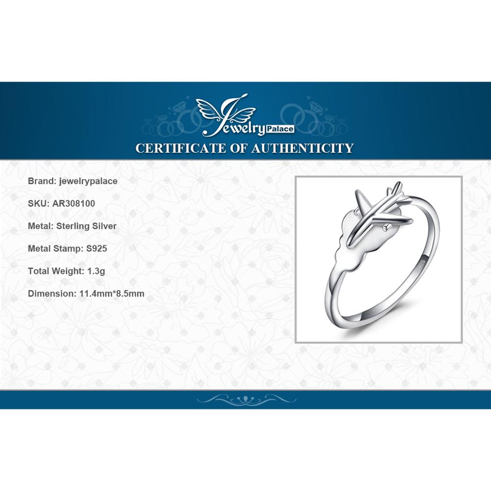 Juvelrypalace global flyring 925 sterling sølvringe til kvinder åbne stabelbare ringe sølv 925 smykker fine smykker