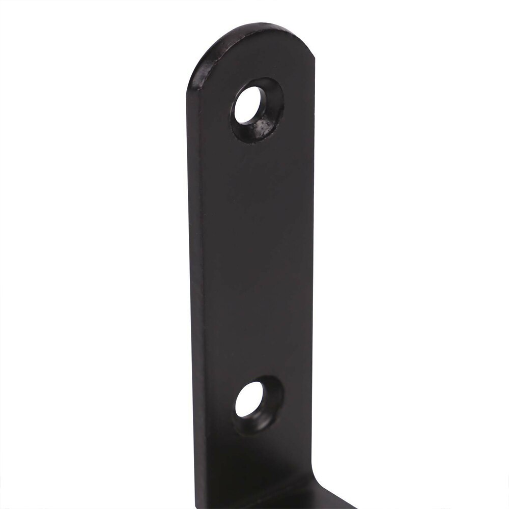 Thickened Black Iron Angle Code Fixing Bracket Stainless Steel Angle Code 90 Degree Angle Code Triangle Bracket Black Angle Code