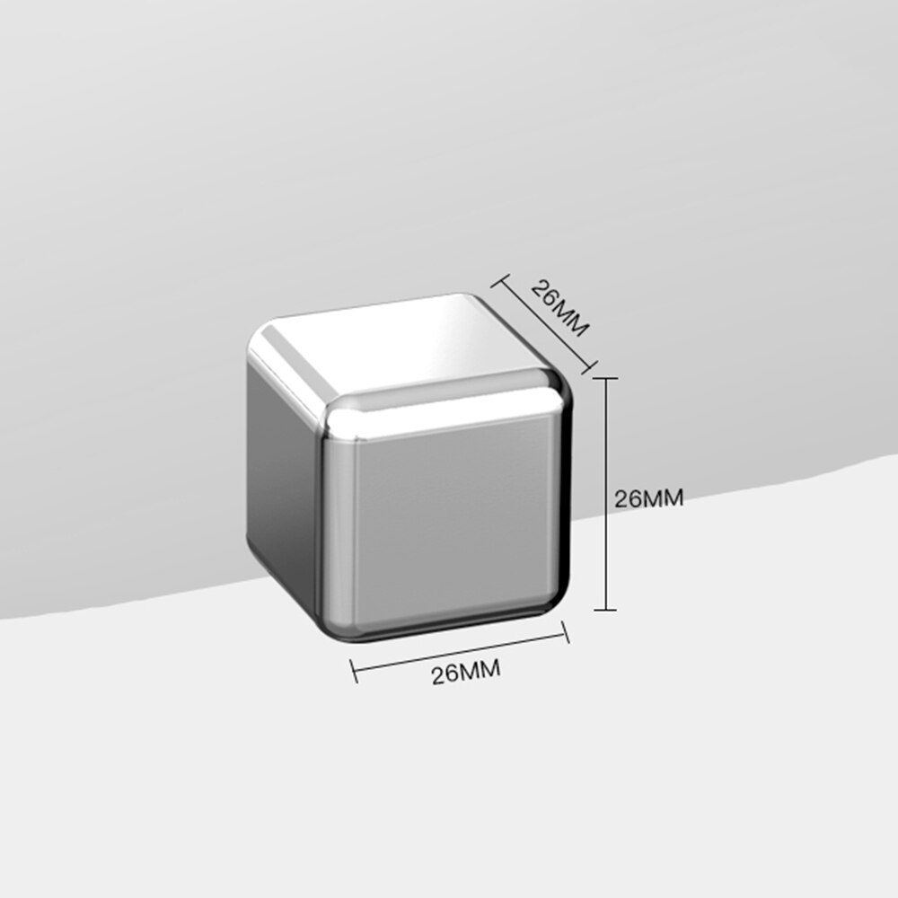 Stainless Steel Ice Cube Metal Block Iced Ice Cube Food Grade Beer Ice Hockey Whisky Stone Quick-Frozen beer cooler