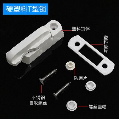 steel flat open doors and windows locks Replacement Security Window Door Sash lock: Other