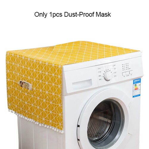 Cubierta a prueba de polvo para el hogar, cubiertas de algodón para lavadora, bolsa de almacenamiento impermeable para refrigerador, bolsillos, Protector, accesorios para mascarillas: B