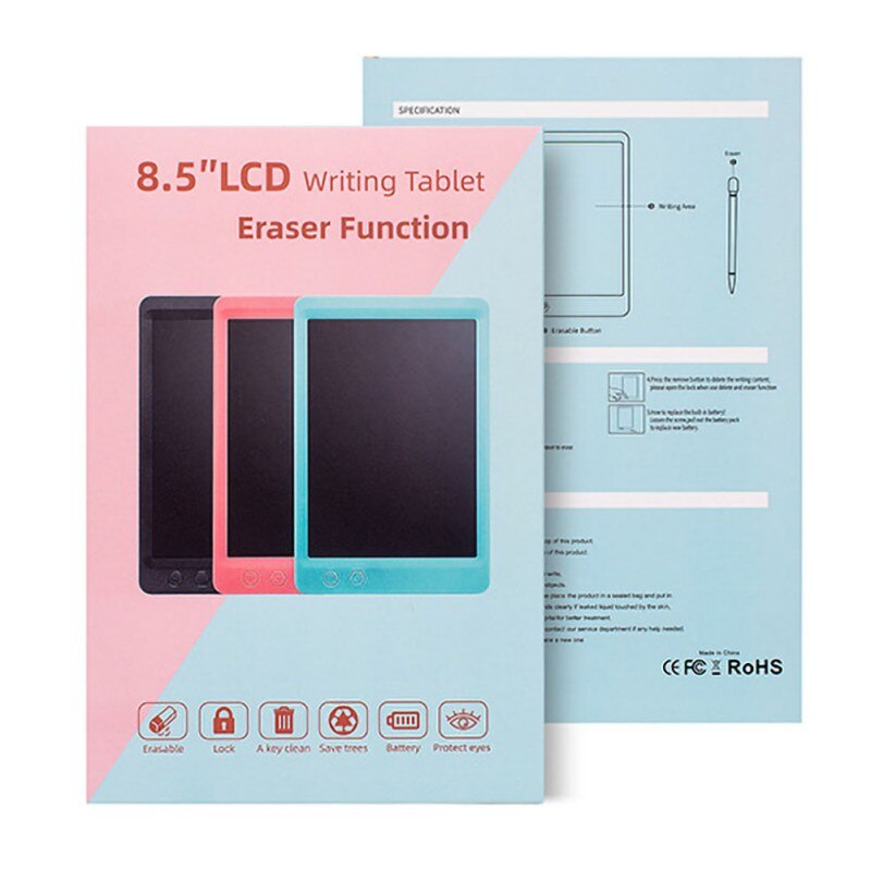 LCD Schrijven Tekening Tablet Veilig Beschermende Draagbare Kids Kinderen Doodle Board geavanceerde LCD drukgevoelige technologie