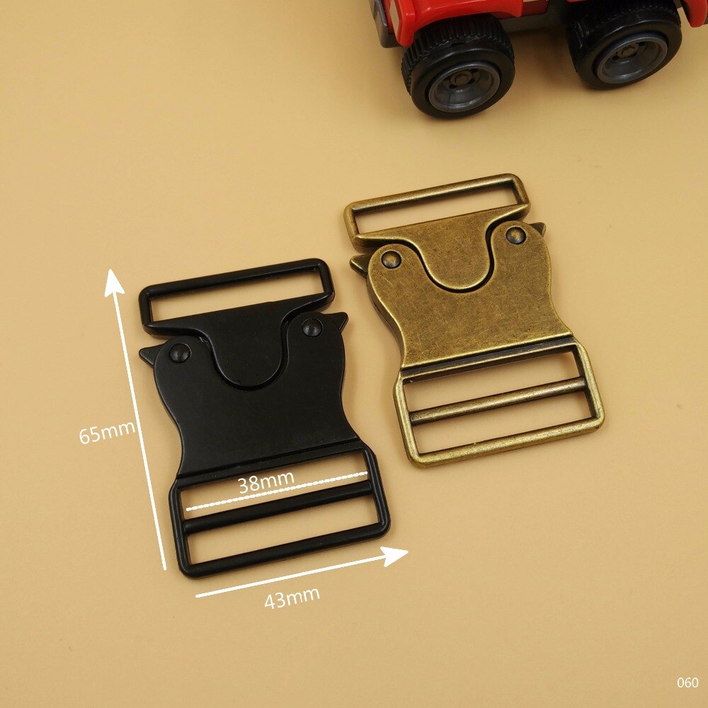 For 25MM 38MM Webbing Strap 5Pcs Quick Side Release Metal Buckles Shackle For Bags Luggage DIY Accessories