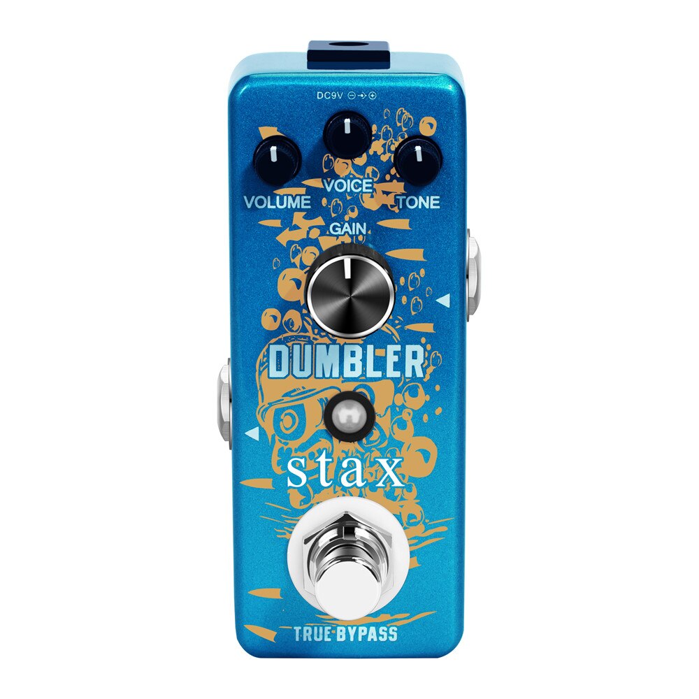 Stax Guitar Dumbler Pedal Analog Overdrive Pedals For Electric Guitar With Medium Low Distortion LEF-315Mini Size True Bypass