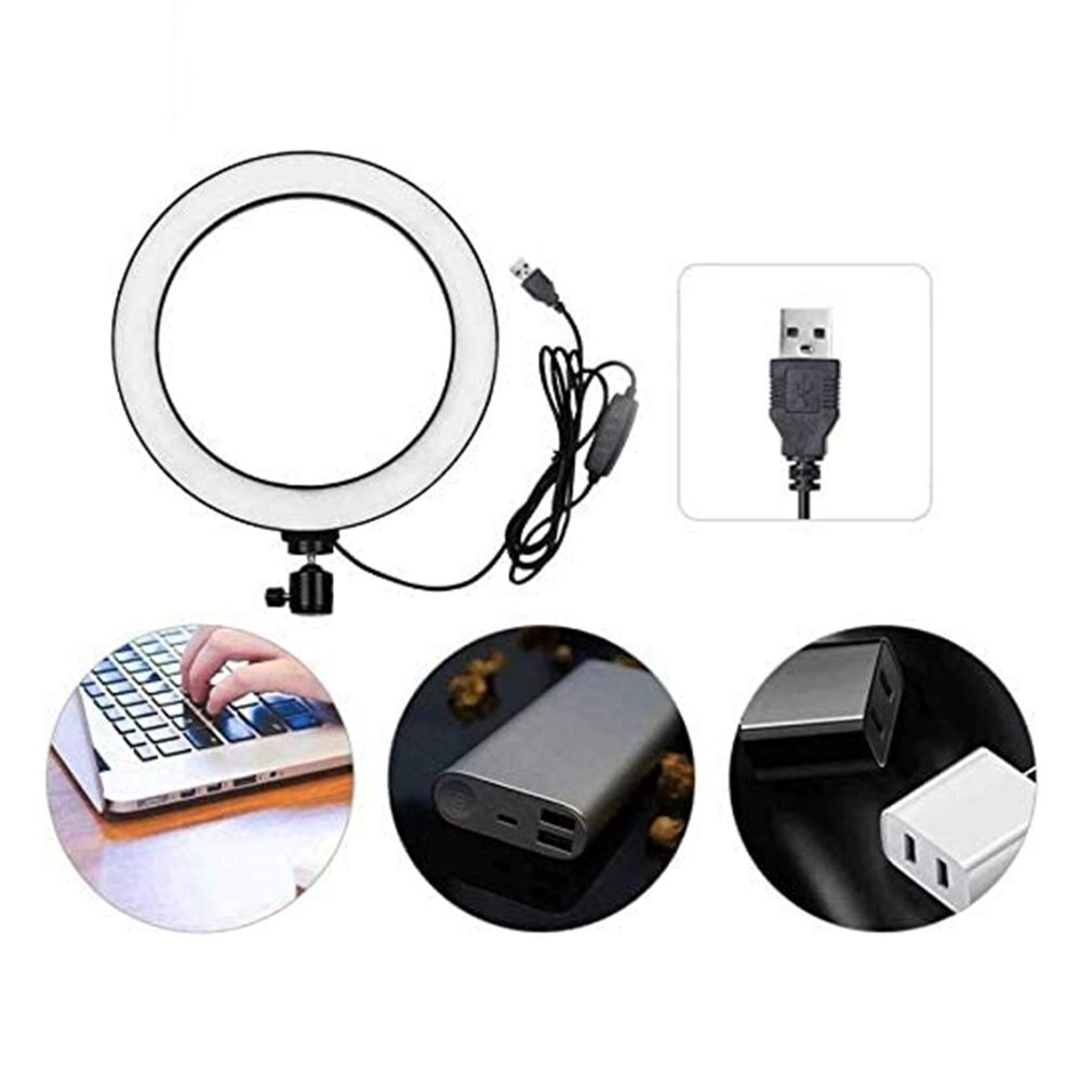 8 zoll Led Dimmbare Ring Licht Mit Stativ Handy Wireless Controller Live-Schönheit Lampe Dimmbar