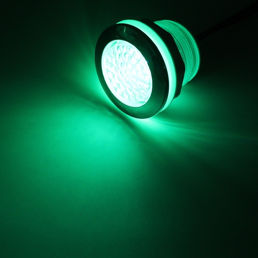 Wasserdicht RGB unterwasser FÜHRTE Whirlpool licht Whirlpool lampe See größe 53-55-60mm LED Spa licht 2 drähte in 1 kabel jaccuzzi lampe