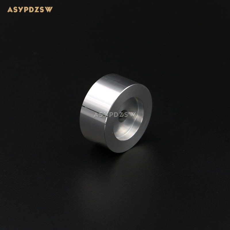 1 PCS HIFI High gloss silver 32*15 Full aluminum amplifier solid Volume potentiometer knob