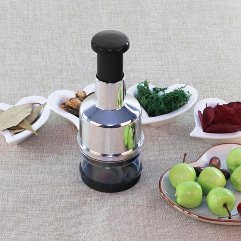 1PC Stainless Slicer Cutter Fruit Salad Vegetable Onion-Hand Slicer Cutter Chopper For Household Kitchen Cutting Supplies