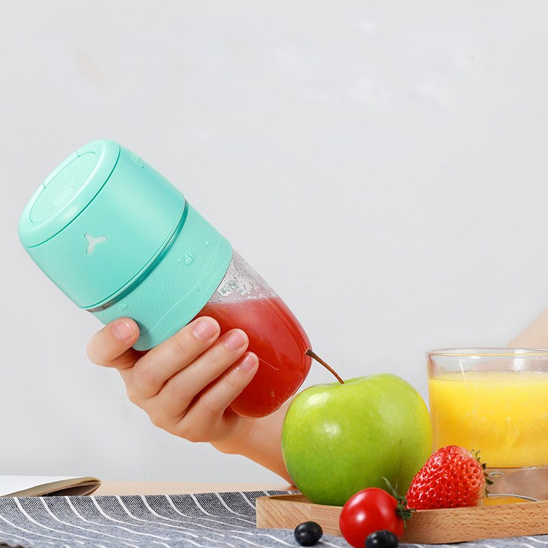 Mini sapcentrifuge oranje machine elektrische draagbare blender smoothie maker sapmixer beker voor persoonlijke keukenmachine fruitpers