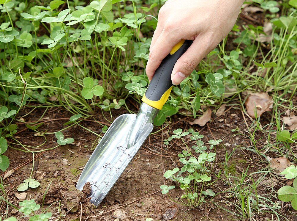 1Pc Kleine Tuin Hand Tool Schop Hark Met Soft Grip Voor Bloem Planten