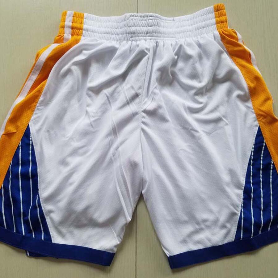 Men's America Basketball Golden State Movement Basket Shorts The embroidery: White / XXL