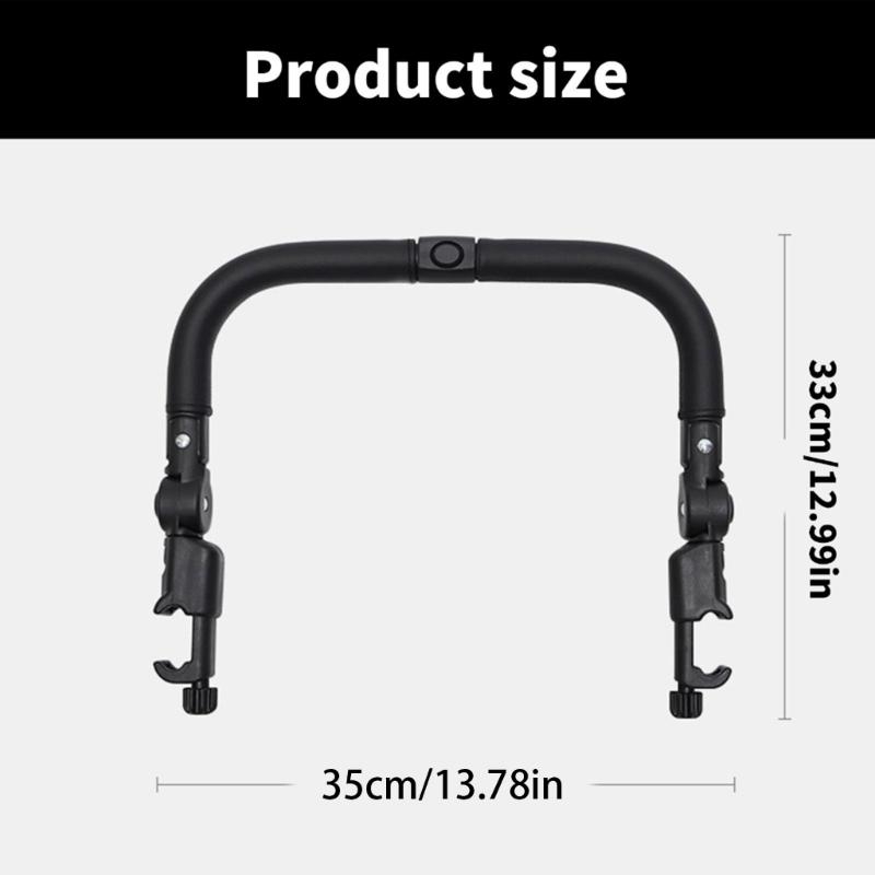B03A Afneembare Handvat Vervanging Lat Kinderwagen Armsteun Universele Kinderwagens Bumper Bar Stuur Fit Meest Kinderwagen