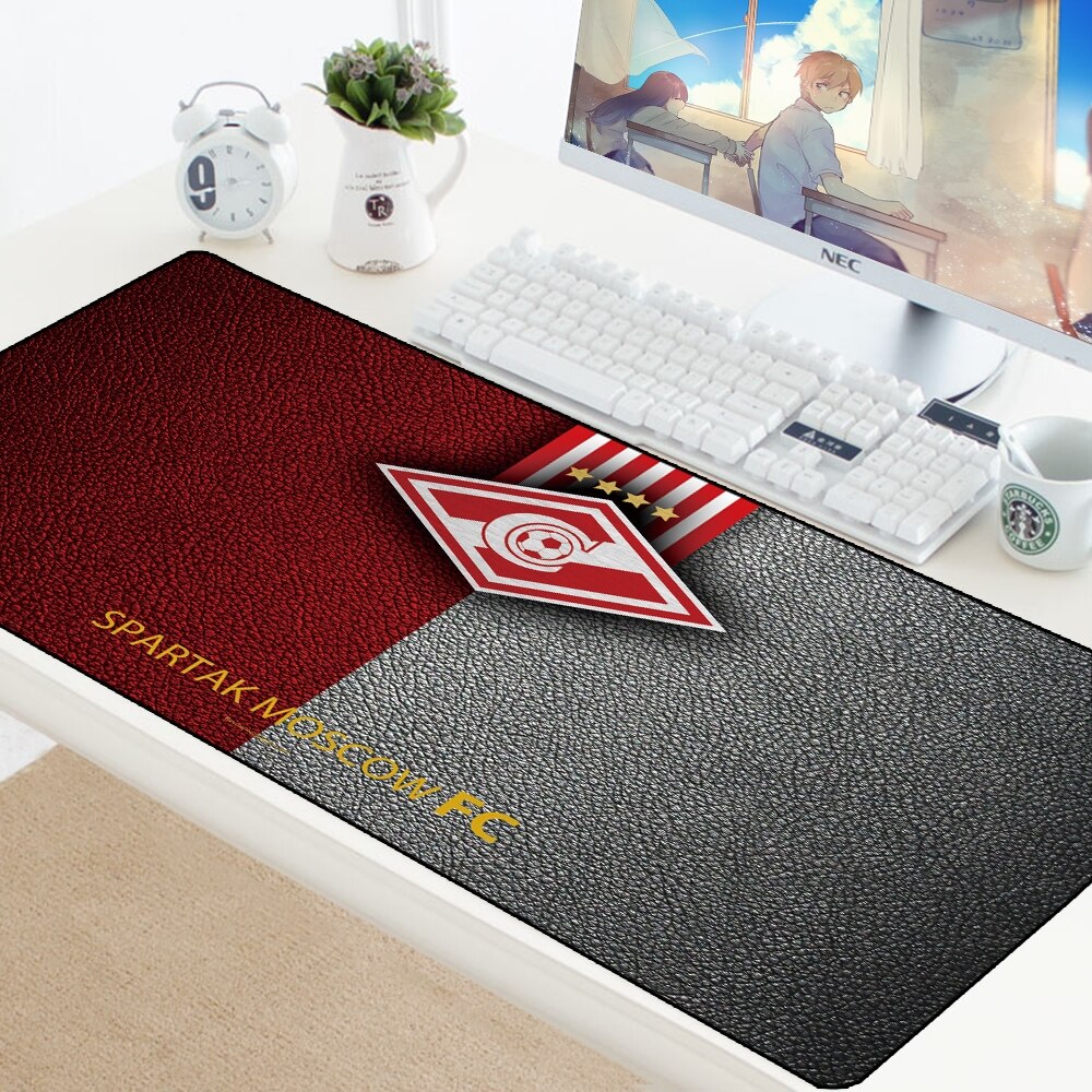 Spartak Mouse Pad Large XL Gaming Lockedge Mouse Mat For Laptop Computer Keyboard Mousepad For Dota 2 CS GO Big PC Desk Padmouse