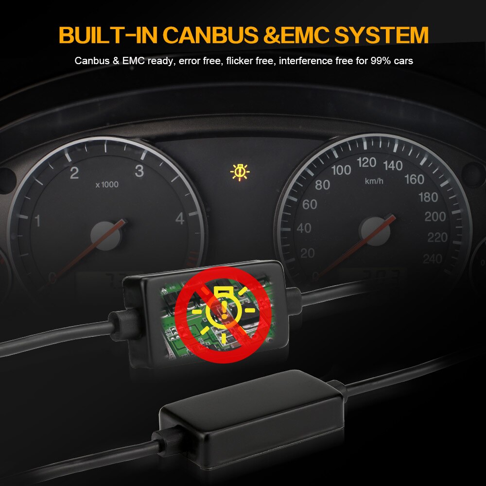Zdatt  h7 led forlygter turbo  h4 led canbus 9005 hb3 9006 hb4 12v billygter 16000lm 80w h11 h8 h9 tågelygtepære 6000k autolygte
