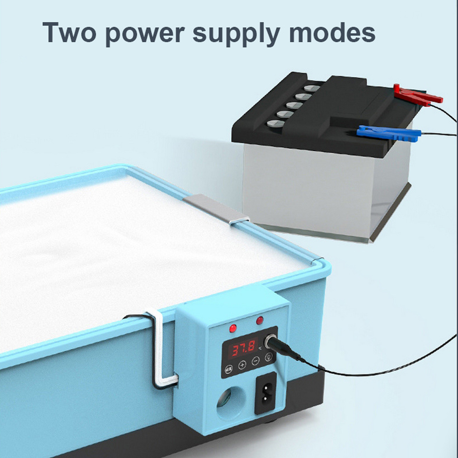 20-66 Eggs Incubator Brooder Bionic Waterbed Goose Duck Quail Pigeon Poultry Brooder Automatic Farm Hatchery Tool