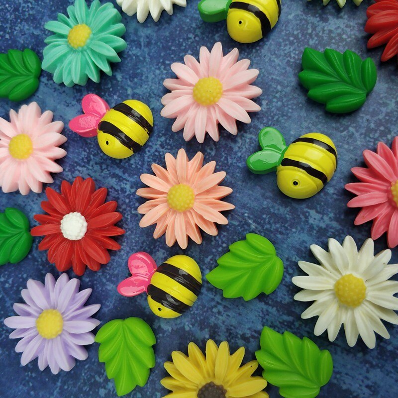 24 pcs/set flower bee series fridge magnet refrigerator magnetic stickers strong neodymium whiteboard magnet home deco