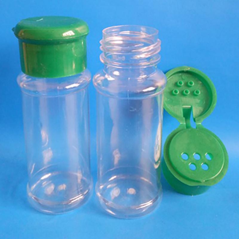 2 stuks Translucent Plastic Kruiden Blikjes Peper Spice Zout Blikjes Box Container Tandenstoker Houder Kitchen Tools Gadget Accessoires