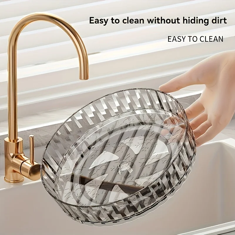 Rotating Tray Spice Rack Pantry Cabinet Turntable Base Storage Bin Kitchen Organizer For Seasoning Cosmetic Storage Box