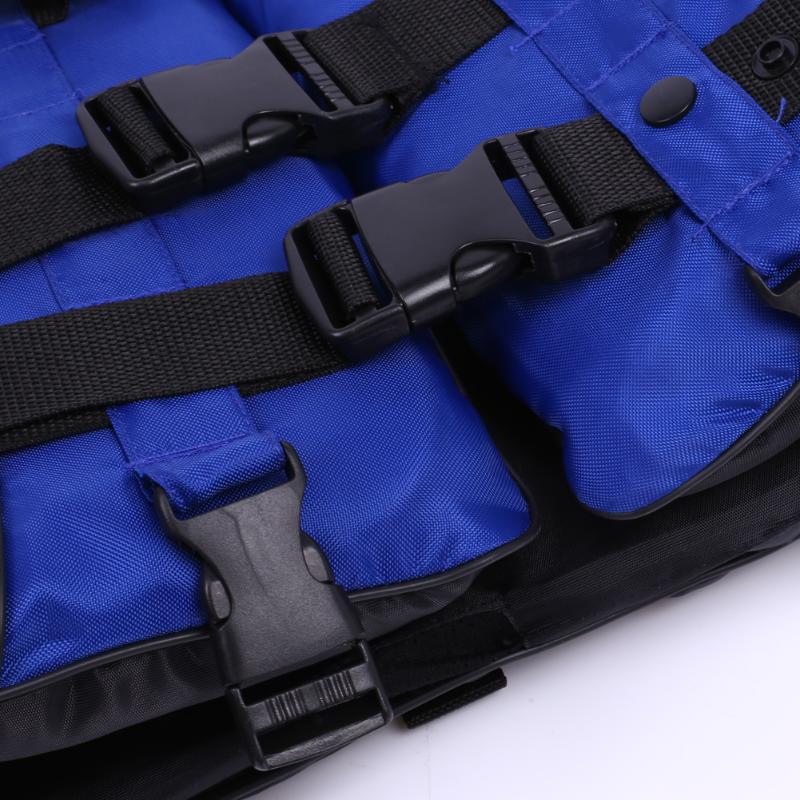 Adult Life Vest Jacket Swimming Boating Ski Surfing Survival Drifting Life Vest with Whistle Water Sports Man Jacket Polyester