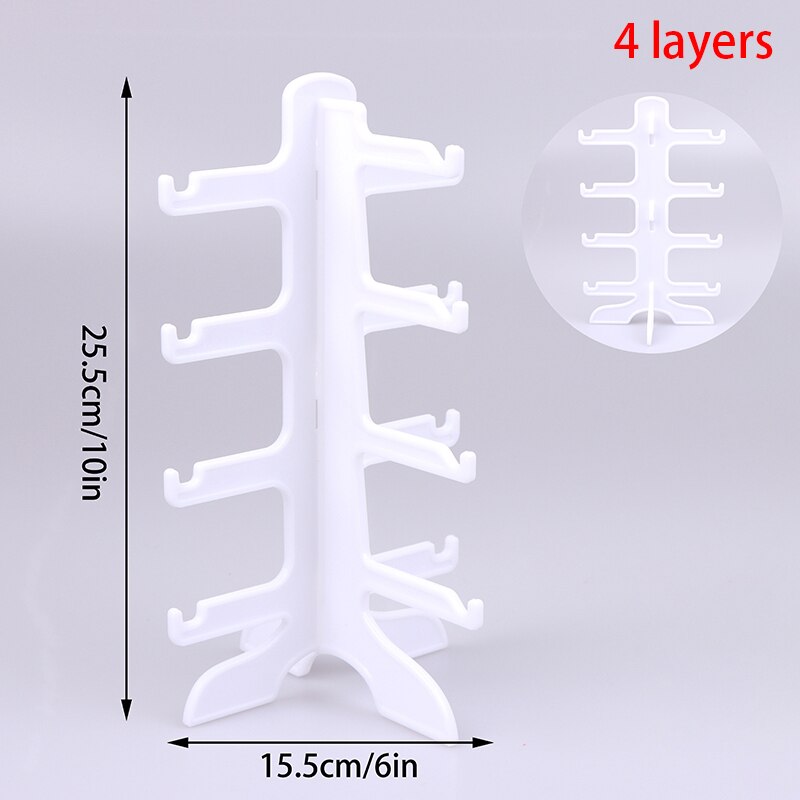 1Pcs 3/4/5 Lagen Bril Brillen Zonnebril Toon Standhouder Frame Display Frame: 4layers