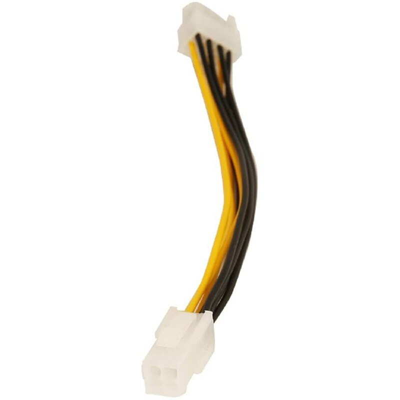 10Pcs 4 Pin Male to 8 Pin Female CPU Power Converter Cable Lead Adapter 4Pin to 8Pin Computer Connector Extension Cable