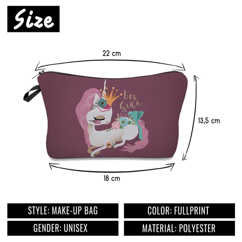 Jom Tokoy Cosmetische Organizer Tas Make Up Warmte-overdracht Afdrukken Cosmetische Tas Mode Vrouwen Make-Up Tas Hzb907