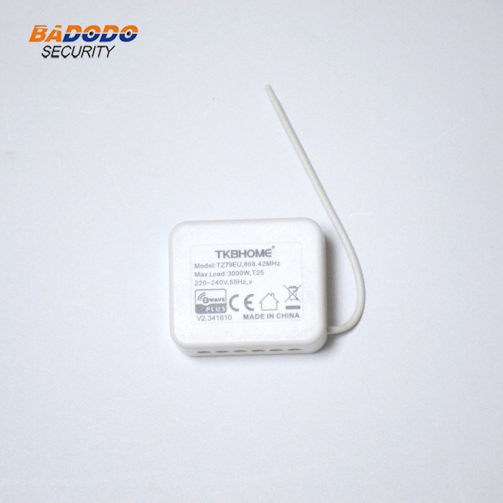 Interruptor de relé único z-wave plus TZ79 3000W carga con función de medidor de potencia soporte EU 868,42 MHz US 908,42 MHz AU 921,42 MHz