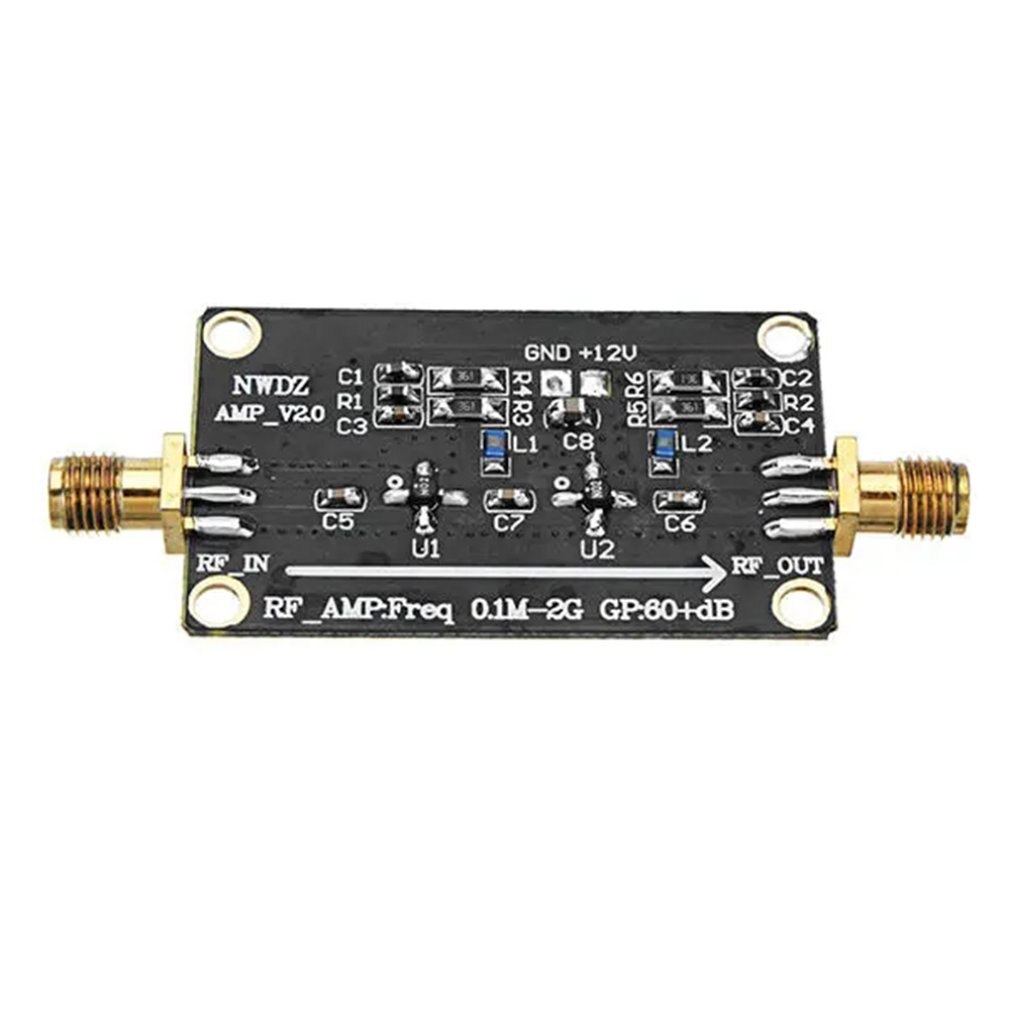 Radio Frequency Broadband Amplifier Low Noise Discharge Two-stage Amplification Radio Frequency Broadband Amplifier