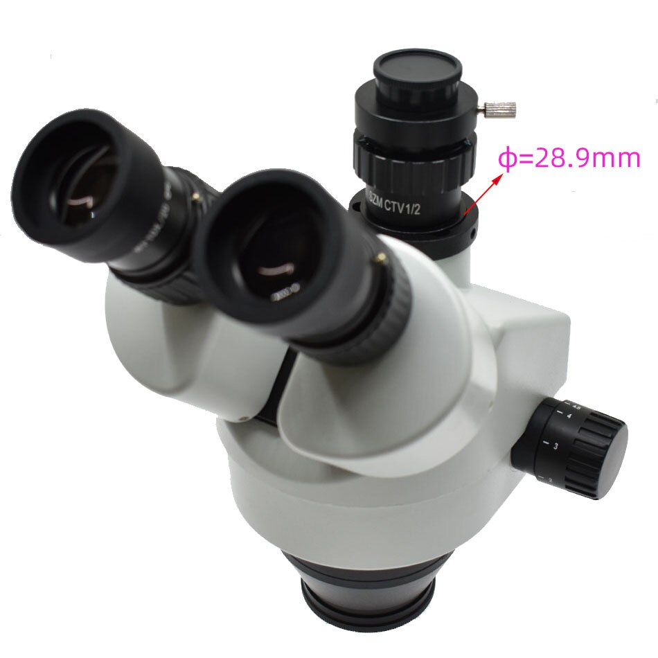 0.5X C-Mount Lens Adapter 1/2 1/3 Ctv Adapter Voor Szm Trinoculaire Stereo Microscoop Camera Accessoires Synchrone Focus