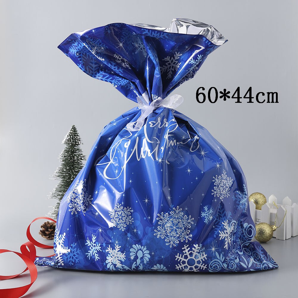 Christmas Sacks Reusable Drawstring Wrap Party Bags Storage Christmas Decorations for Home: Q926
