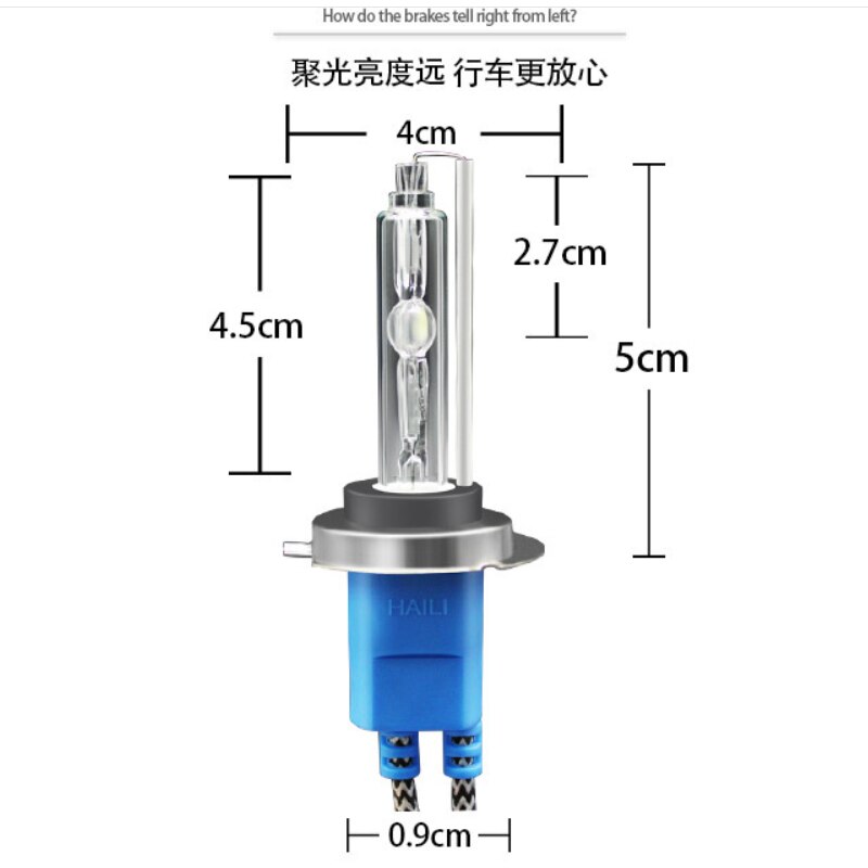 Alto brillo 55W H7 H1 H11 HID de xenón 9005 HB3 9006 HB4 9012 D2H 5500K 6500K 5000LM linterna del coche 12V 12V lámpara Auto