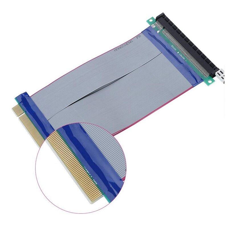 Pci-E 16X Beeld Kaart Verlengkabel Pci Bus 16X Om 16X Flexibele Kabel Beeld Kaart Lijn Pci Bus