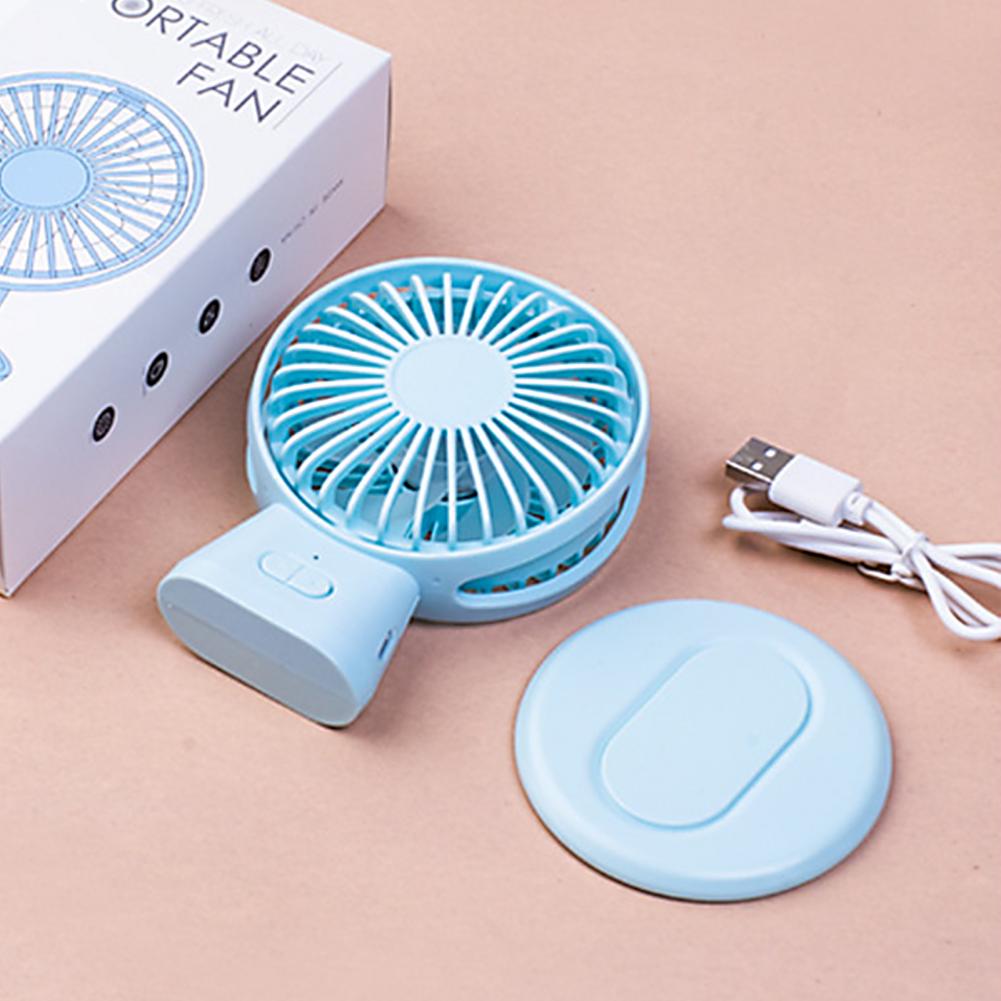 Desktop Fan Adjustable Angle USB Powered ABS 3 Speed Cooling Table Fan for Office