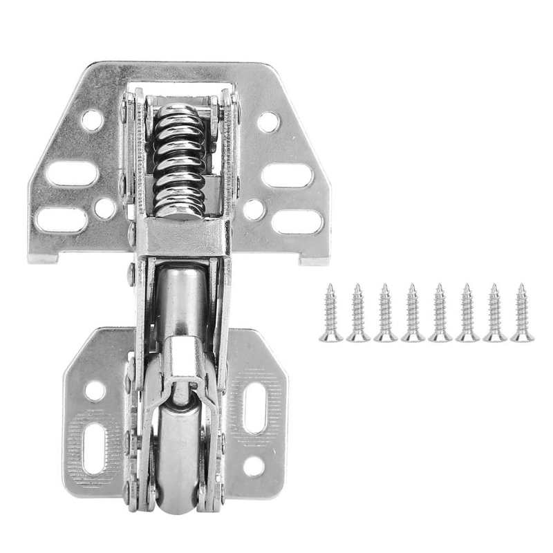 door door lock with sliding Cabinet Hinge No-Drilling Bridge Shaped Spring Hinge Cabinet Cupboard Furniture
