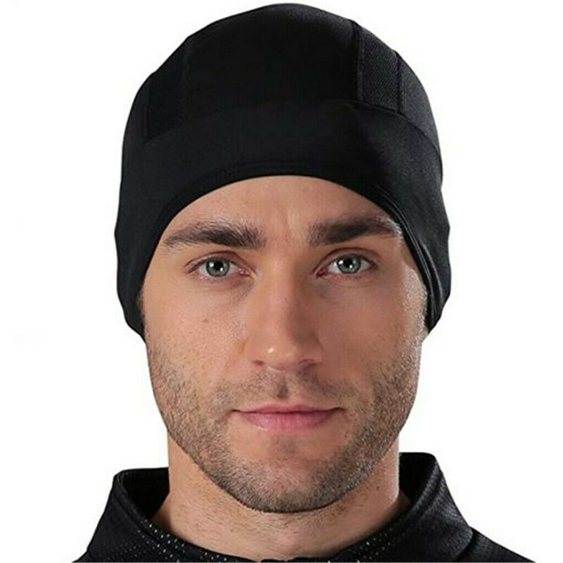 Unisex hurtigtørrende åndbar hat motorcykelhjelm i racerkappe under hjelm beanie cap beskyttelsesudstyr motorcykel tilbehør