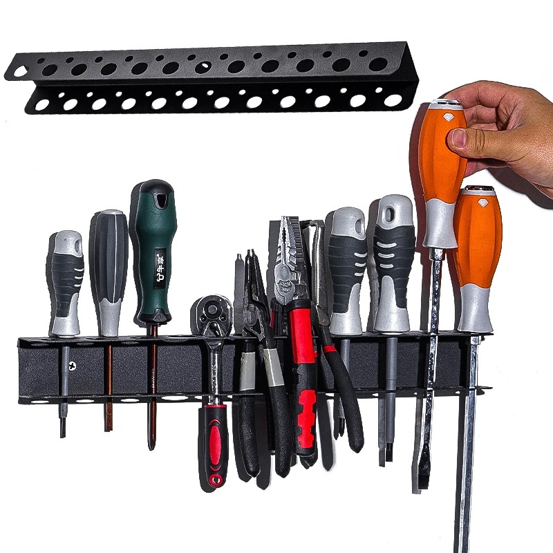 Wall Mounted Carbon Steel Wall Tool Rack Stand For Neat & Accessible Tool Arrangement Organizing Various Sizes Of Pliers