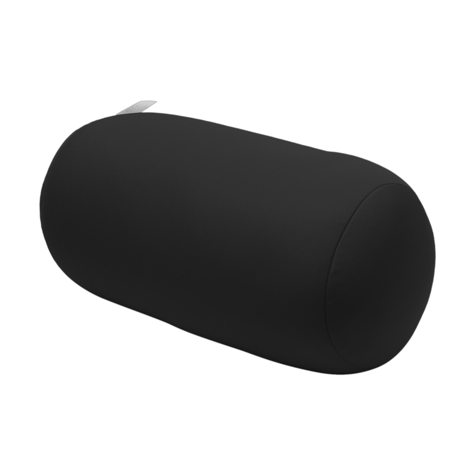 30cmx16cm Cylindrical pillow Micro Mini Microbead Back Cushion Roll Pillow Head Convenient Travel Pillow Bed Decoration: BLACK
