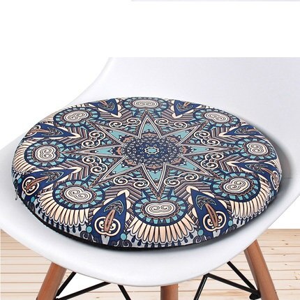 Geheugen katoen ronde pad rotan stoel ronde kruk ronde antislip kussen verdikking persoonlijkheid balkon mat venster pad: C