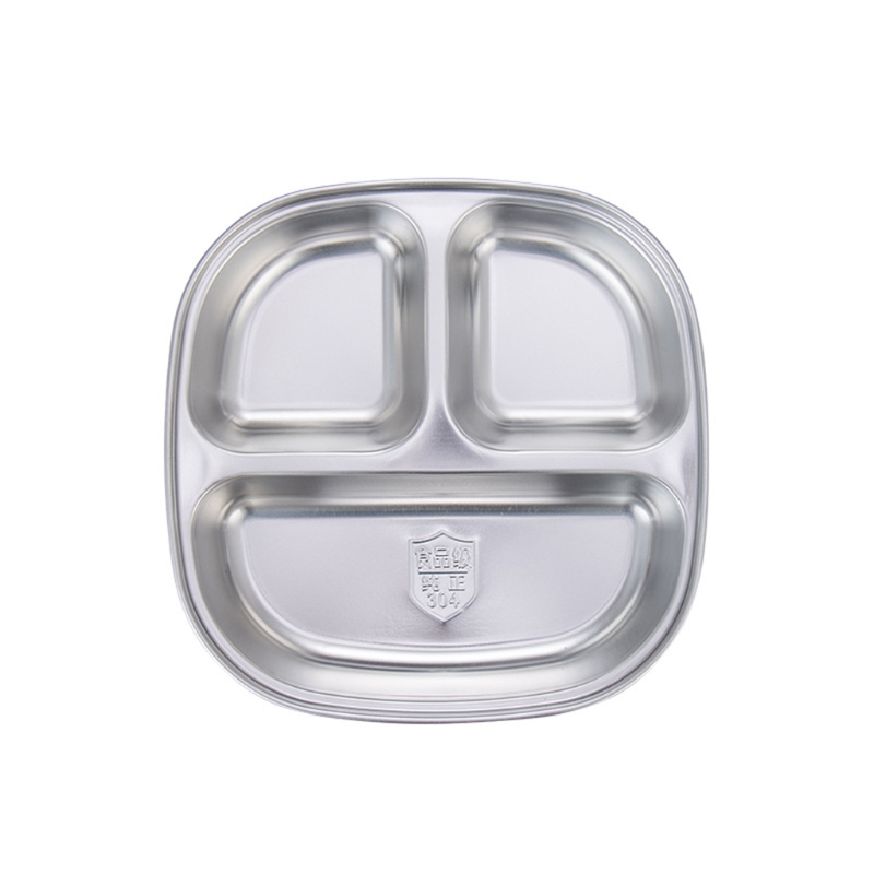 Sections Dinner Plates for Adults Kids Picky Eaters Campers and Portion Control Mes Trays Household Kitchen Restaurant: 2