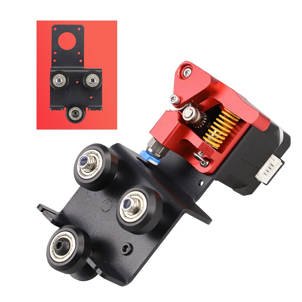 3d drucker mit riemenscheiben, direktantriebsplatte, extruder mit doppelzahnrad-upgrade-kit für ender -3,  cr -10, direktextruder-adapterplatte
