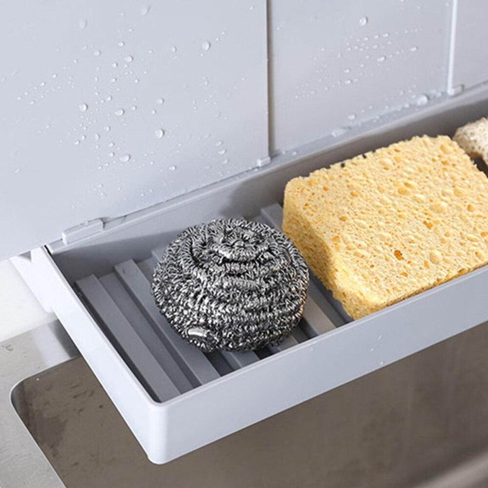 Telescopic Water Trough Sink Water Baffle Drain Rack splatter Baffle Kitchen Shelf Sink Guard Kitchen Water Splash Guard Screen