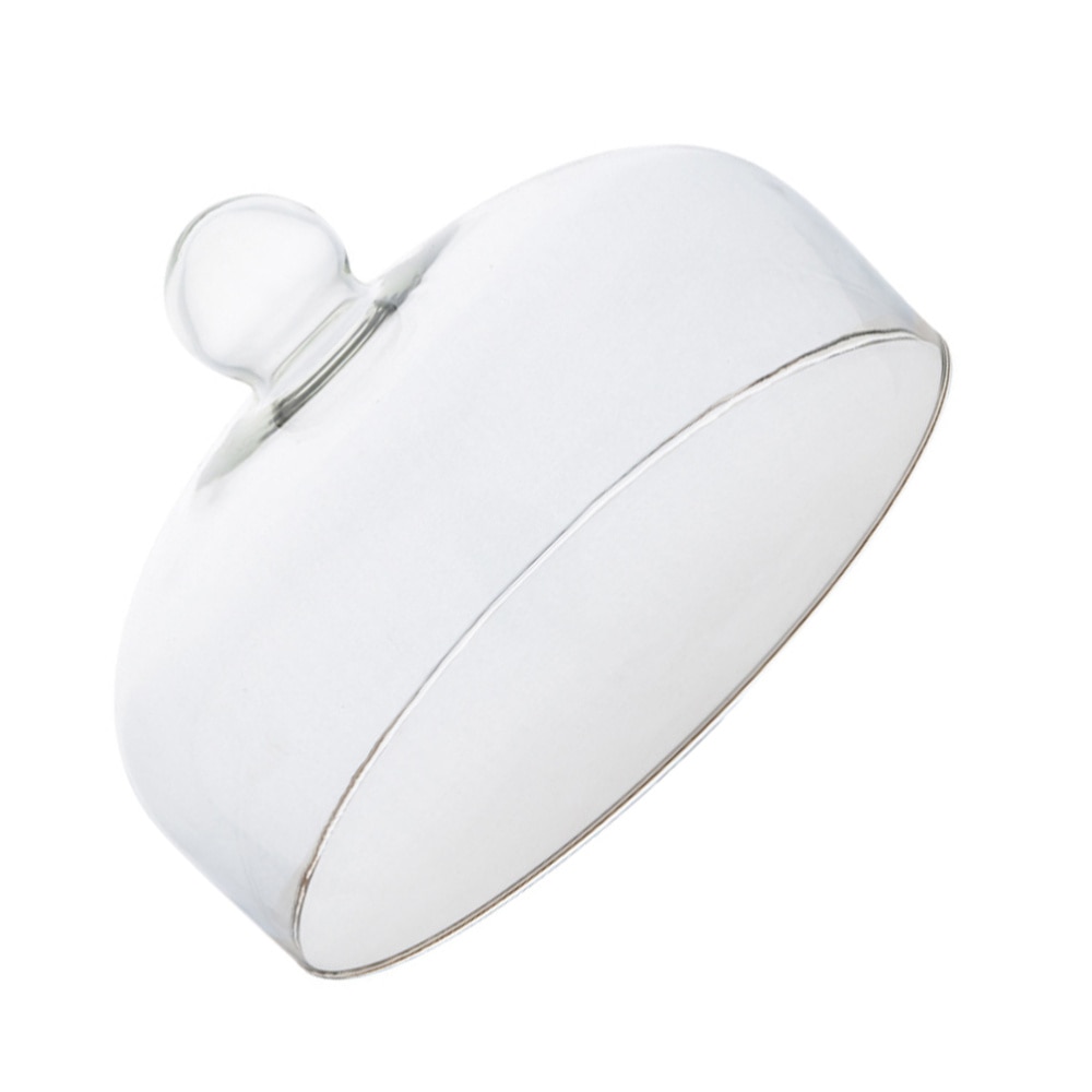 1pc genomskinliga dammsäker glasöverdrag tårtskydd hållbart foderskydd (diameter 13cm,  hög 11cm,  skumpack)