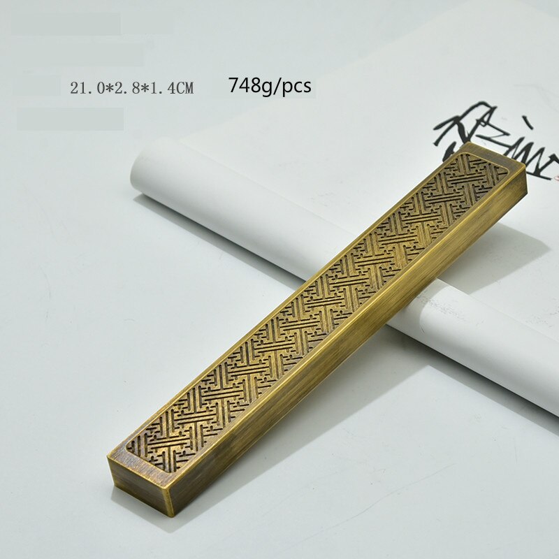 Kleine Messing Paperweights Creatieve Metalen Presse-papier Student Borstel Pen Kalligrafie Praktijk Papier Drukken Prop Paperweights