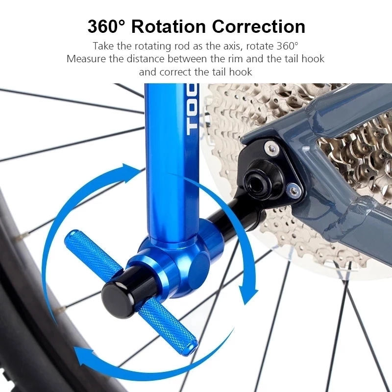 TOOPRE Bicycle Hanger Alignment Gauge Tool Derailleur Straighten Dropout Measure MTB Mountain Road Bike Repair Tool