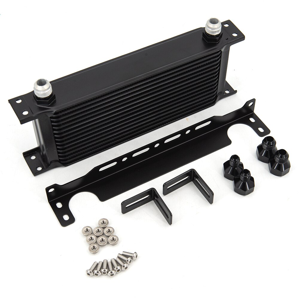 Oil Cooler Kit 15 Rows AN10 M-MODEL Oil Cooler With Bracket And AN6 AN8 Adapter