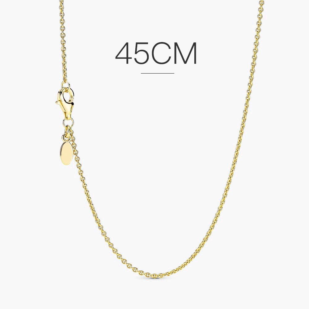 925 sterling zilveren kettingen zilver roségoud klassieke kreeftensluiting ketting geschikt voor vrouwen diy met decoratie